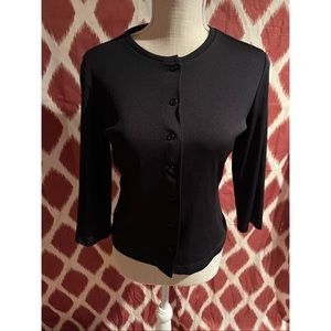 Black button down shirt , size M